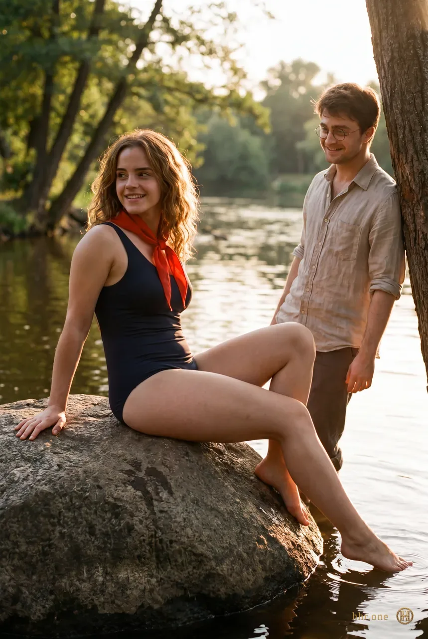 У воды в тихий час