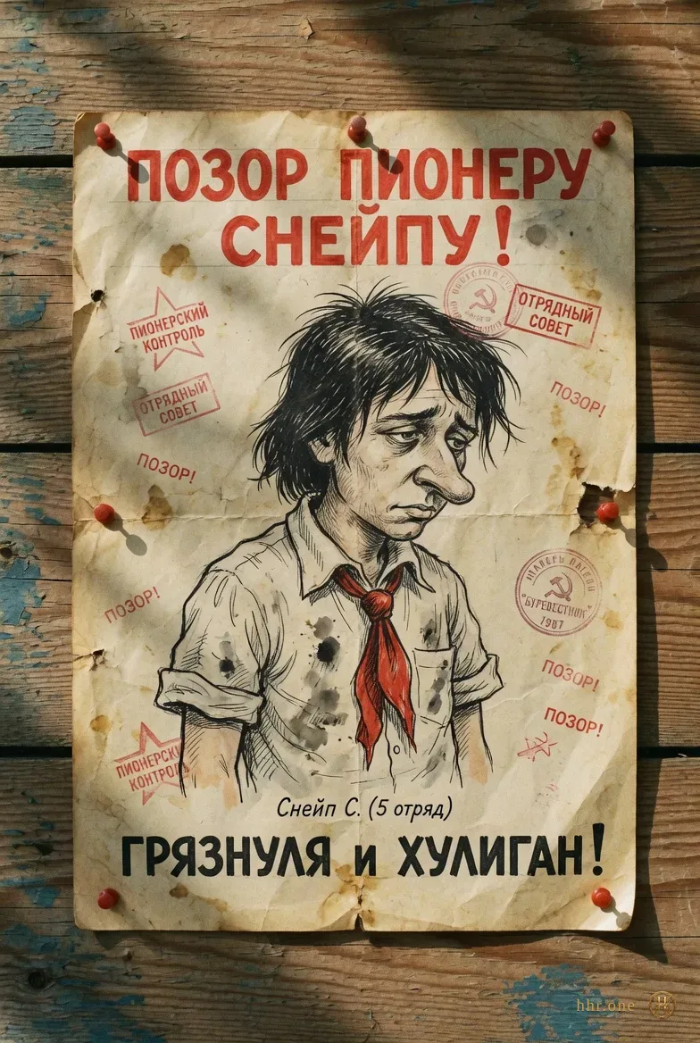 Позор пионеру Снейпу