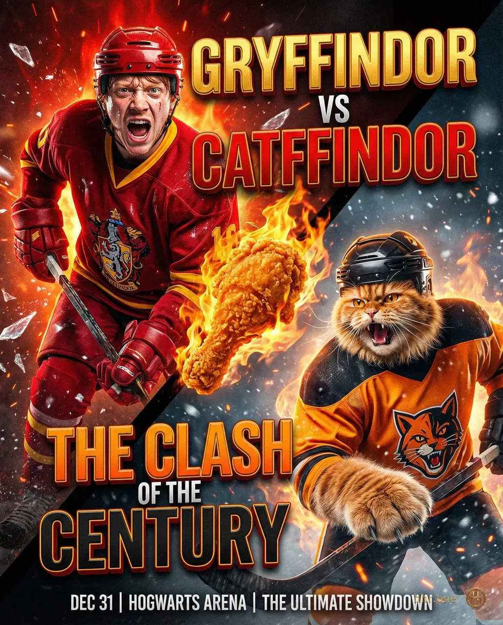Gryffindor vs Catffindor — постер