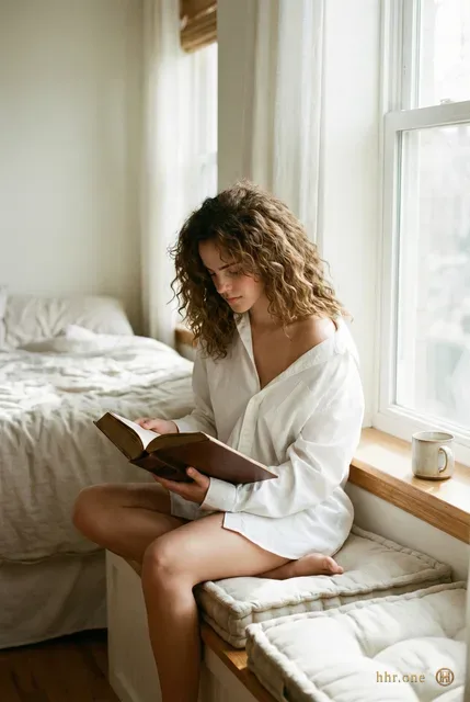 Книга у окна