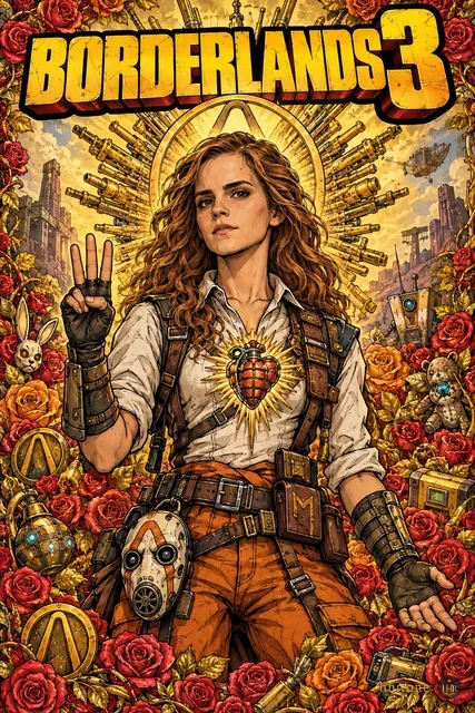 Borderlands 3 — Гермиона в золотом ореоле