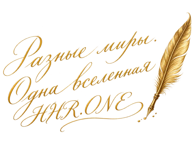 Разные миры. Одна вселенная HHR.ONE